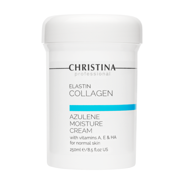 Christina Elastin Collagen Azulene Moisture Cream Увлажняющий азуленовый крем 250 мл