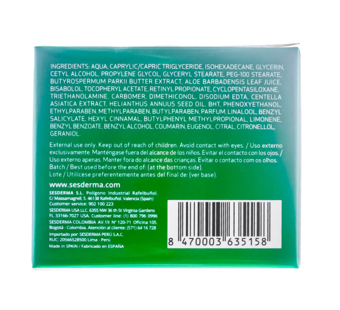 Hidraloe Moisturizing Facial Cream Увлажняющий крем 50 мл SESDERMA