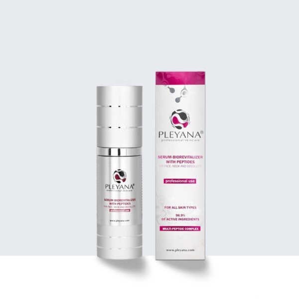 Сыворотка-биоревиталайзер с пептидами для кожи лица, шеи и декольте 30 ml PLEYANA P.131