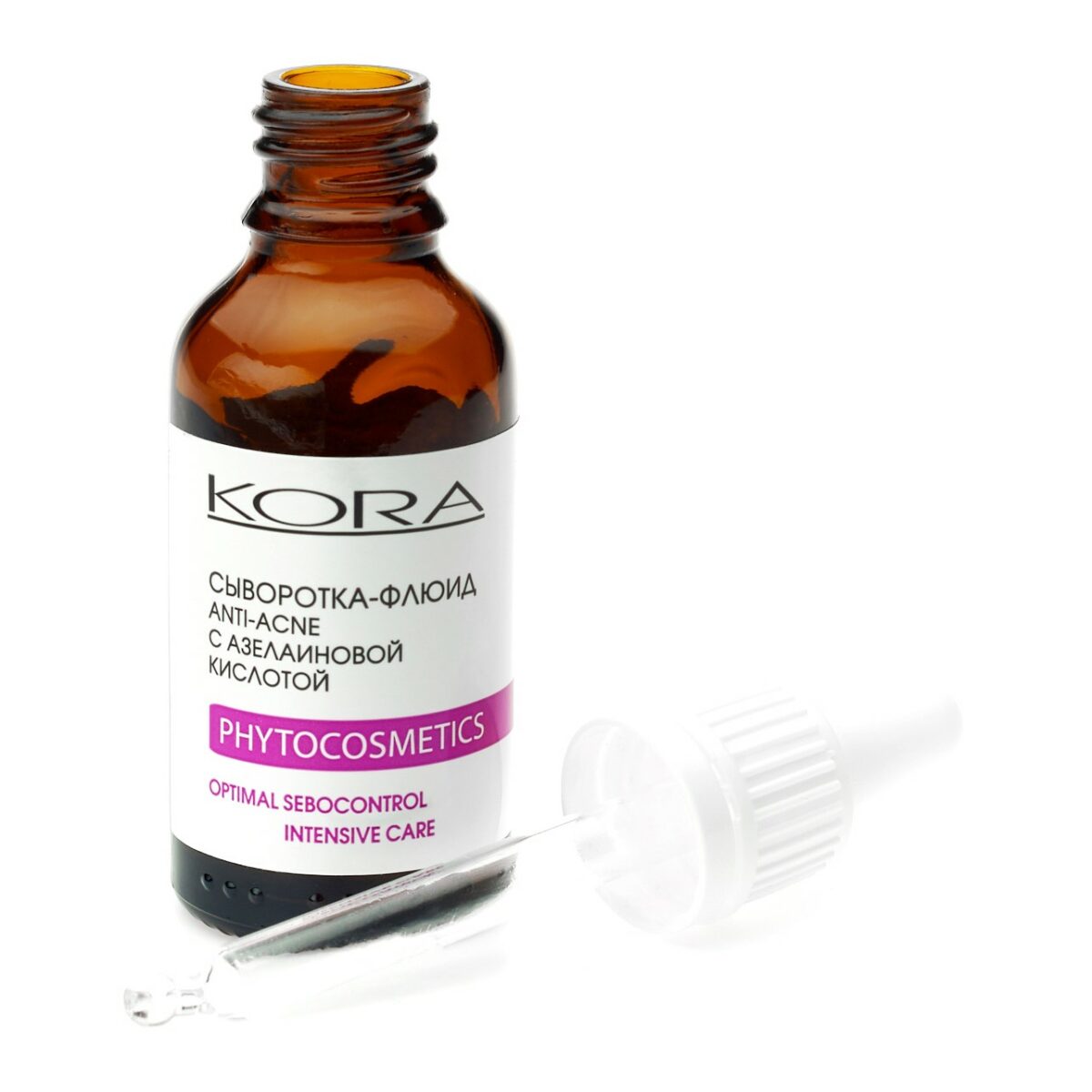 Сыворотка-флюид Anti-Acne с азелаиновой кислотой 30 мл KORA