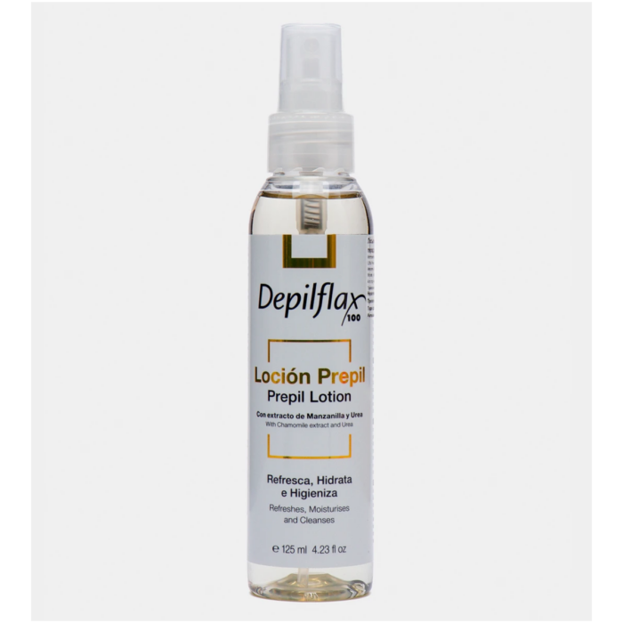 Prepil Lotion Очищающий и дезинфицирующий лосьон перед депиляцией 125 мл DEPILFLAX