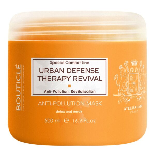 Urban Defense Anti-Pollution Mask For Brittle & Sensitive Hair Маска для чувствительных волос, склонных к ломкости 500 мл BOUTICLE