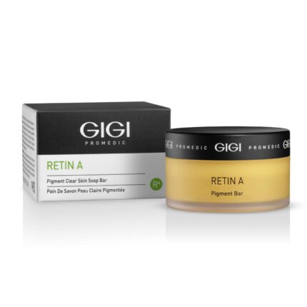 Gigi Retin A Pigment Clear Skin Soap Bar Твёрдое мыло в банке со спонжем депигментирующее 100 мл