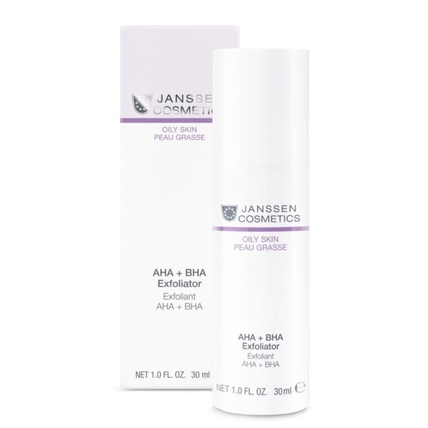 Janssen Cosmetics AHA + BHA Exfoliator Биокомплекс-эксфолиатор 20% pH 4.2 30 мл