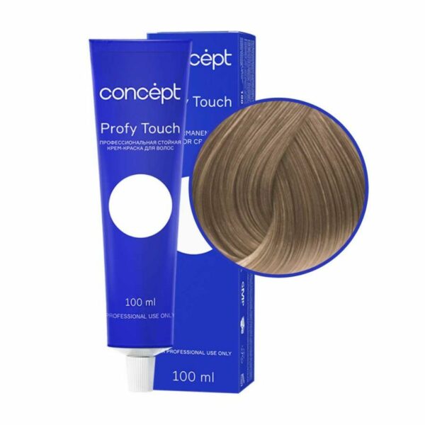 Profy Touch Стойкая крем-краска для волос 8.1 Пепельный блондин 100 мл CONCEPT