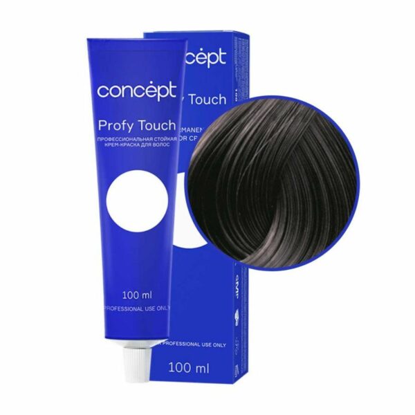 Profy Touch Стойкая крем-краска для волос 1.1 Индиго 100 мл CONCEPT
