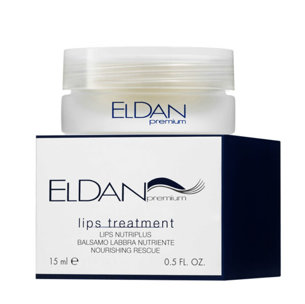 Premium Lips Treatment Lips Nutriplus Nourishing Rescue Питательный бальзам для восстановления поврежденной и потрескавшейся кожи губ 15 мл ELDAN