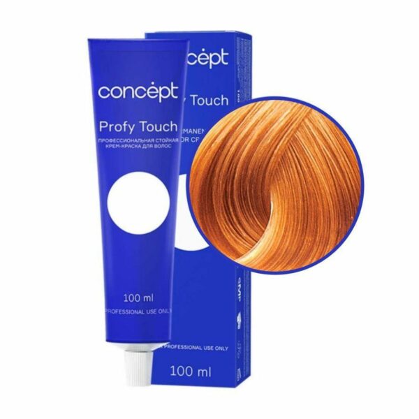 Profy Touch Стойкая крем-краска для волос 10.43 Очень светлый персиковый блондин 100 мл CONCEPT