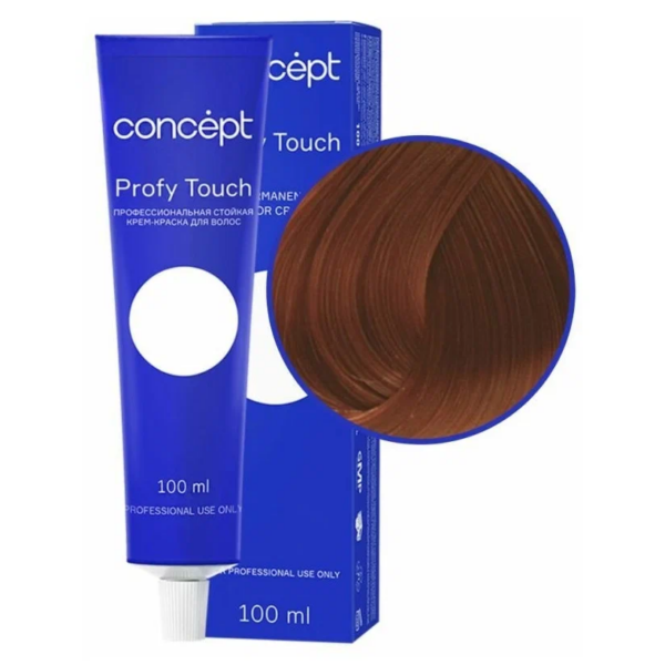 Profy Touch Стойкая крем-краска для волос 7.4 Медный светло-русый 100 мл CONCEPT
