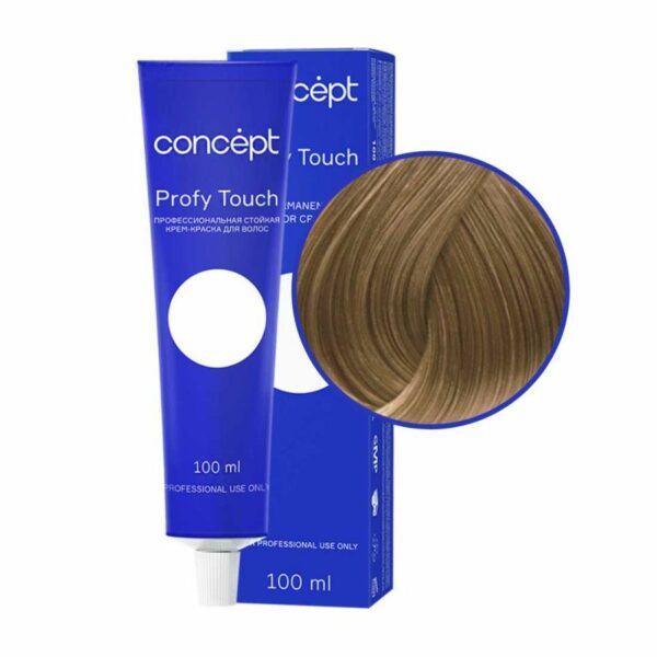 Profy Touch Стойкая крем-краска для волос 8.7 Тёмный бежевый блондин 100 мл CONCEPT