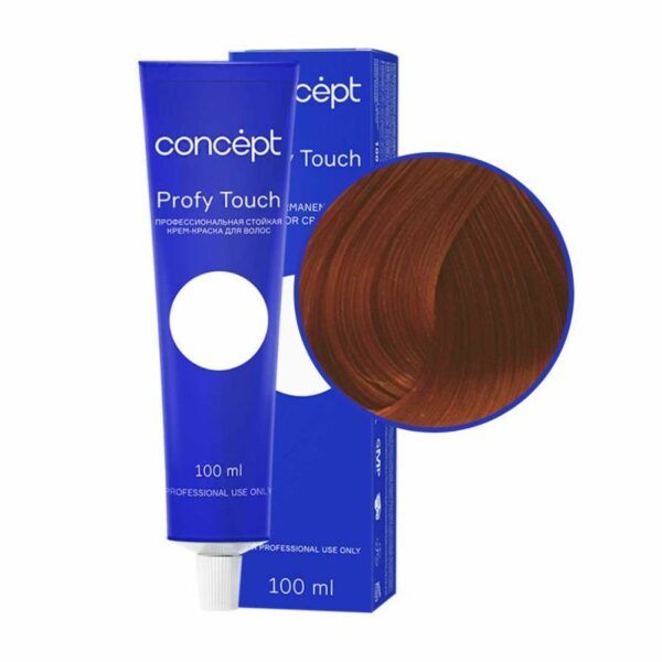 Profy Touch Стойкая крем-краска для волос 8.44 Интенсивный светло-медный 100 мл CONCEPT