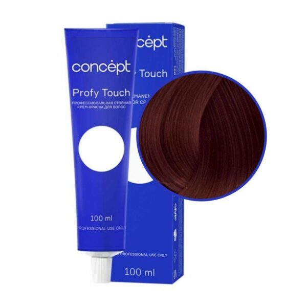 Profy Touch Стойкая крем-краска для волос 7.48 Медно-фиолетовый русый 100 мл CONCEPT