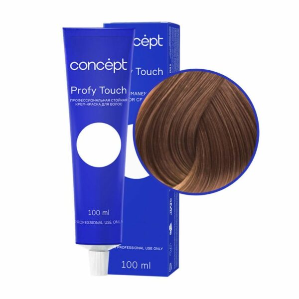 Profy Touch Стойкая крем-краска для волос 7.73 Светло-русый коричнево-золотистый 100 мл CONCEPT