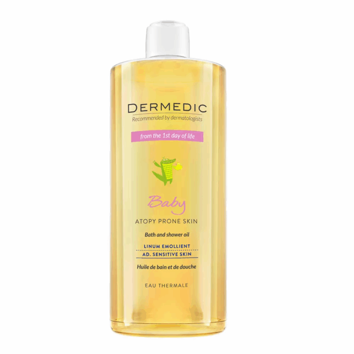 DERMEDIC Baby Atopy Prone Skin Bath and Shower Oil Масло для ванны и душа с первого дня жизни 500 мл