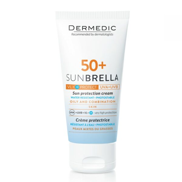 Sunbrella Sun Protection Cream Oily and Combination Skin SPF 50+ Солнцезащитный крем для жирной кожи и комбинированной кожи 50 мл DERMEDIC