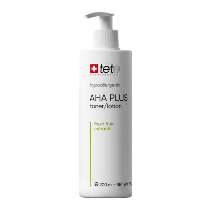 AHA Plus Toner Тоник с AHA-кислотами и экстрактом мякоти фруктов 200 мл TETE — изображение 1