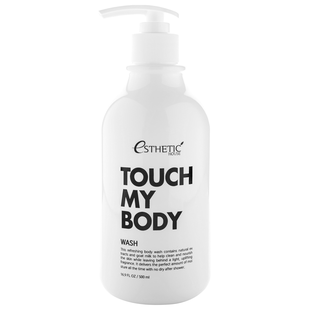 Touch My Body Goat Milk Body Wash / Гель для душа КОЗЬЕ МОЛОКО, 500 мл, ESTHETIC HOUSE