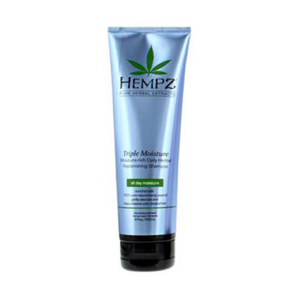 Шампунь растительный Triple Moisture Replenishing Shampoo, 265 мл HEMPZ
