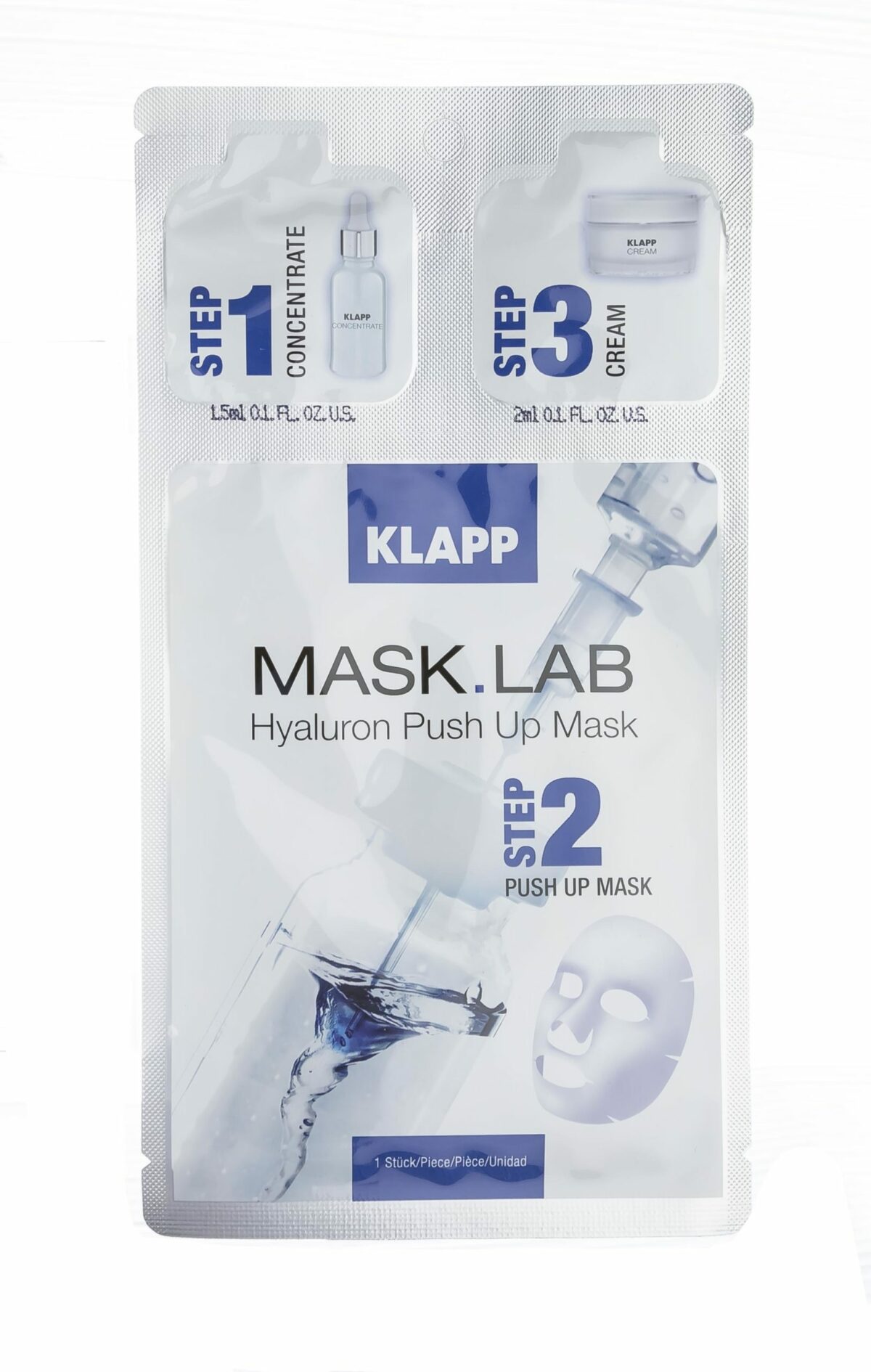 Klapp 3-х компонентный набор Hyaluron Push Up Mask