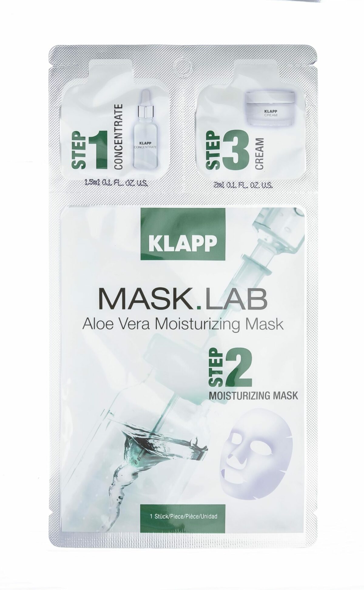 Klapp 3-х компонентный набор Aloe Vera Moisturizing Mask