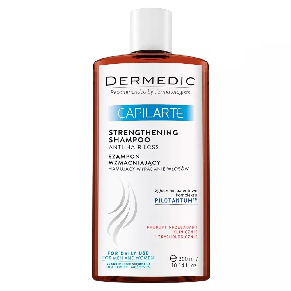 Capilarte Strengthening Shampoo Anti-Hair Loss Укрепляющий шампунь против выпадения волос 300 мл DERMEDIC