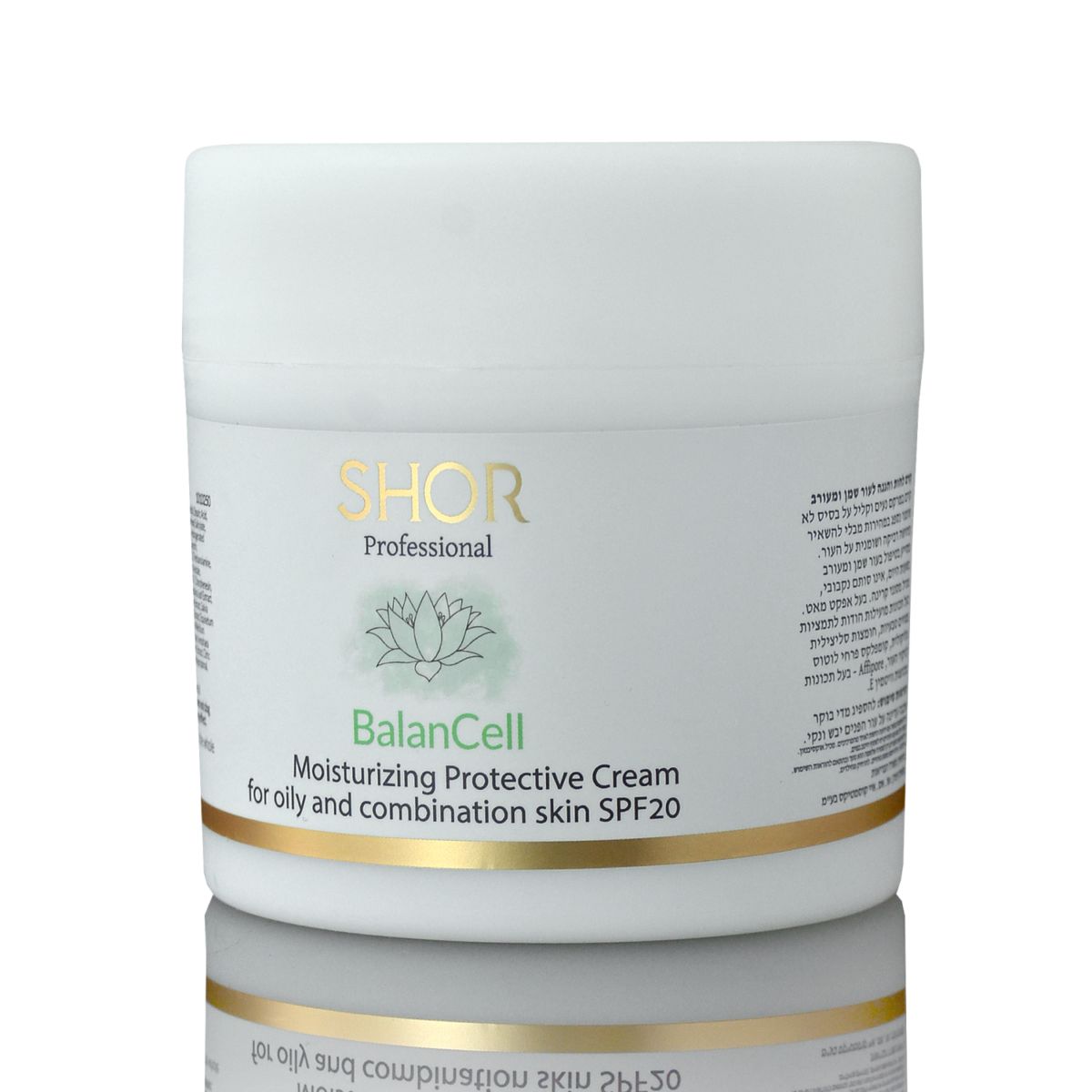 Moisturizing Protective Cream for oily and combination skin SPF-20 Увлажняющий солнцезащитный крем для жирной и комбинированной кожи 250 мл SHOR