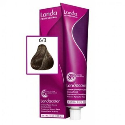 Краска для волос Лондаколор-400 6/3, 60 мл, LONDACOLOR Стойкая крем-краска, LONDA