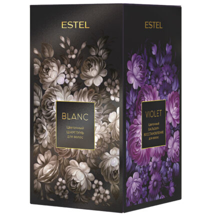 EF/BVRN, Цветочная трилогия ESTEL (Цветочный шампунь для волос ESTEL BLANC;Цветочный бальзам-восстановление для волос ESTEL VIOLET; Цветочное молочко для тела ESTEL ROUGE), Estel