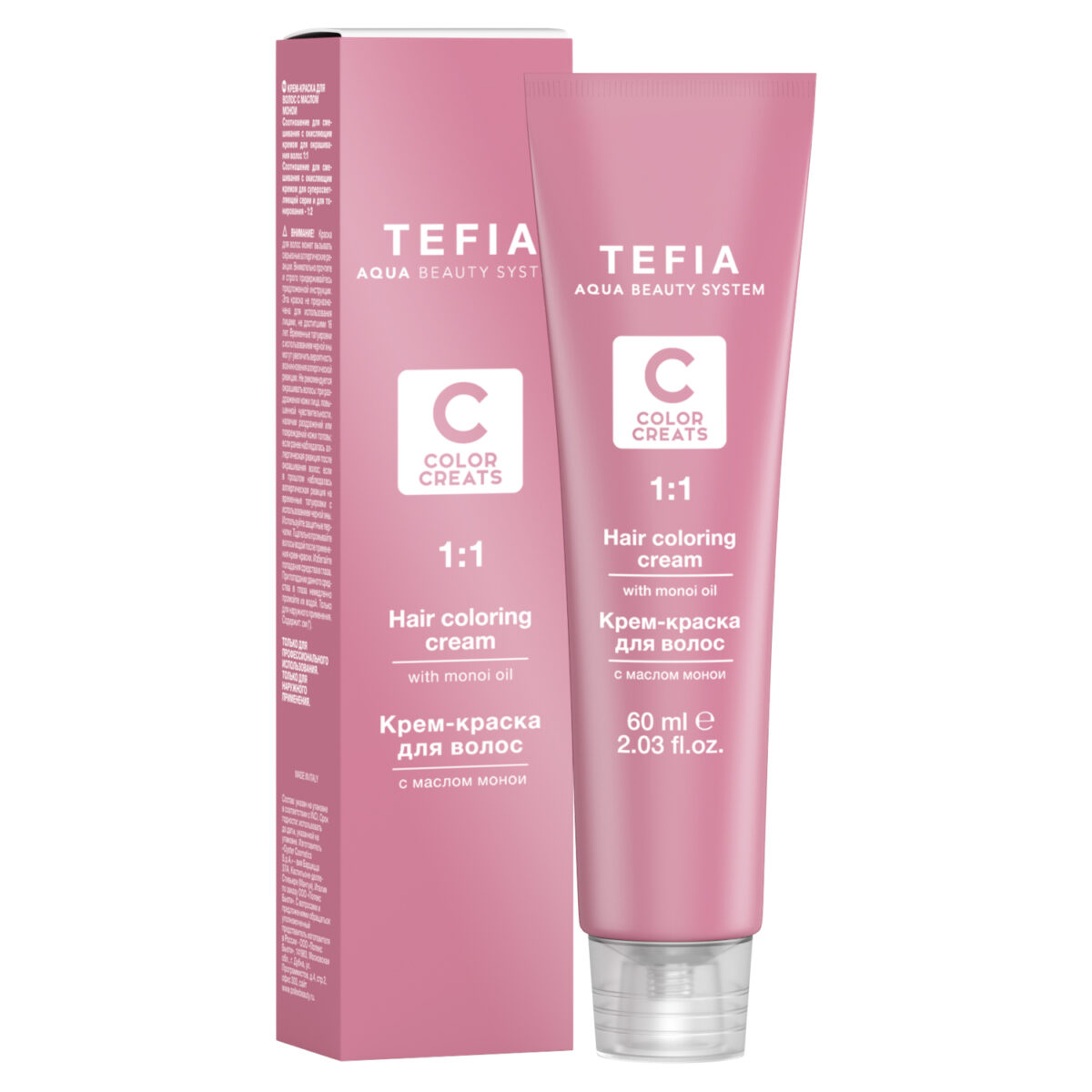 tef26338, Tefia Color Creats 12,10 Крем-краска для волос 60 мл, TEFIA