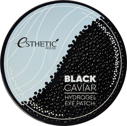 Esthetic House Black Caviar Hydrogel Eye Patch Гидрогелевые патчи для глаз Черная икра 60 шт