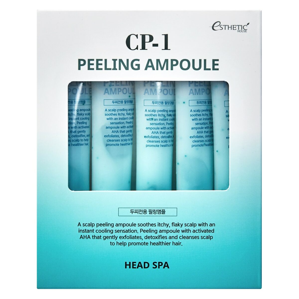 esh012548, CP-1 Peeling Ampoule / Пилинг-сыворотка для кожи головы ГЛУБОКОЕ ОЧИЩЕНИЕ, 5 шт * 20 мл, ESTHETIC HOUSE
