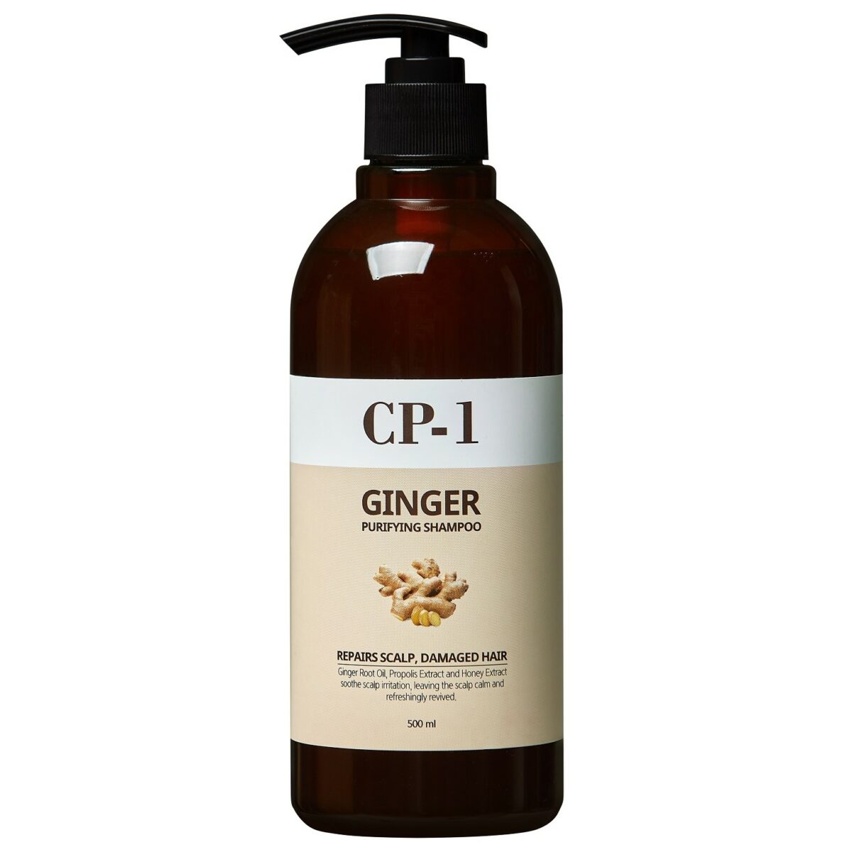 CP-1 Ginger Purifying Shampoo / Шампунь для волос ИМБИРНЫЙ, 500 мл, ESTHETIC HOUSE