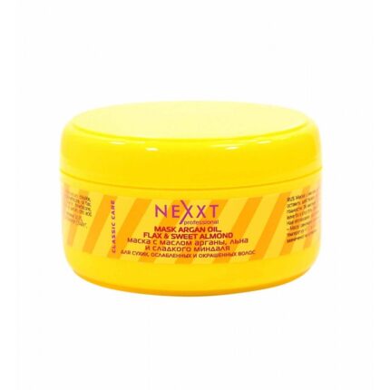 Nexxt Mask With Oil Argan, Flax and Sweet Almond / Маска с маслом арганы, льна и сладкого миндаля, 200 мл