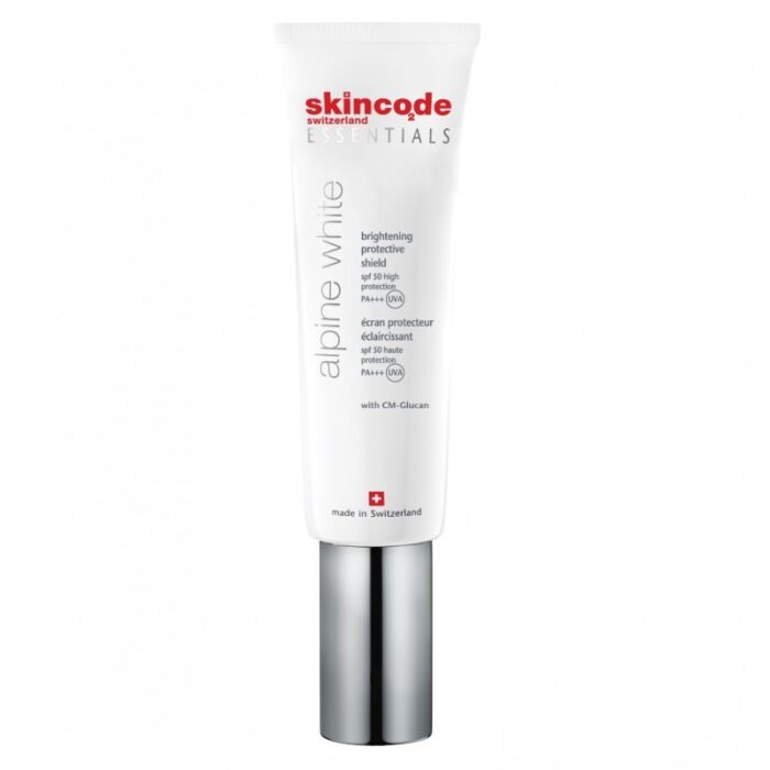 СКИНКОД Осветляющий защитный крем spf 50+, 30 мл, Отбеливающая гамма ALPINE WHITE, SKINCODE