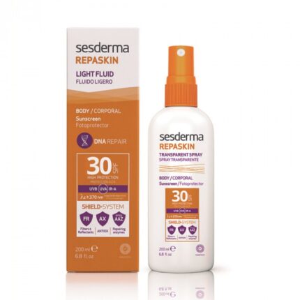 SesDerma REPASKIN Солнцезащитный прозрачный спрей СЗФ 30 200 мл