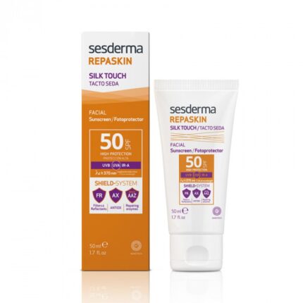 SesDerma REPASKIN SILK TOUCH Facial sunscreen SPF 50 Средство солнцезащитное с нежностью шелка для лица СЗФ 50 50 мл