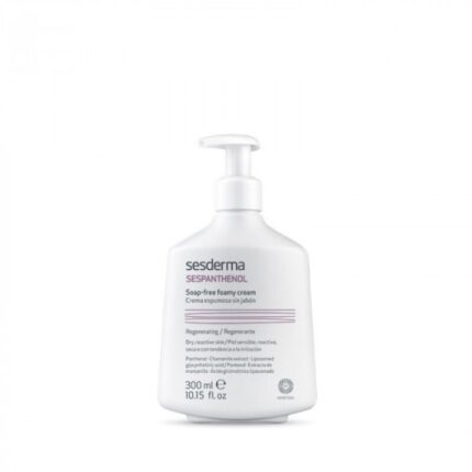 SesDerma SESPANTHENOL Soap-free foamy cream Крем-пенка для умывания восстанавливающая 300 мл