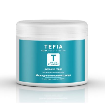 Tefia Treats by Nature Маска для интенсивного ухода с алоэ вера и маслом карите 500 мл