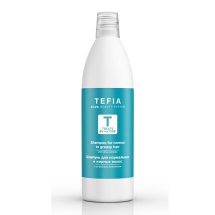 Tefia Treats by Nature Шампунь для нормальных и жирных волос с цитрусовым комплексом 1000 мл