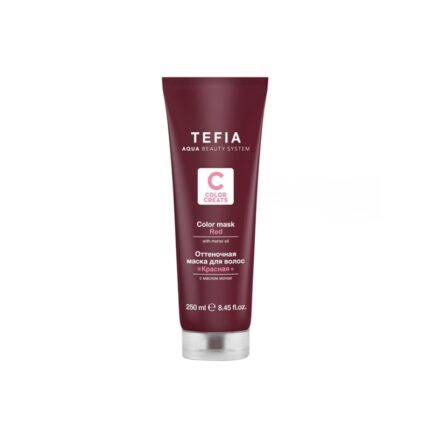 Tefia Color Creats Оттеночная маска для волос Красная с маслом монои 250 мл