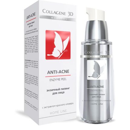 Гель-пилинг для лица энзимный ANTI-ACNE, 30 мл,, COLLAGENE 3D Medical