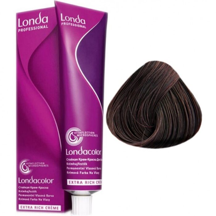 Краска для волос Лондаколор-400 5/74, 60 мл, LONDACOLOR Стойкая крем-краска, LONDA
