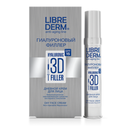 LIBREDERM 3D FILLERS Гиалурон филлер 3d крем дневной spf15 30 мл
