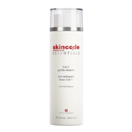 СКИНКОД Мягкое очищающее средство 3 в 1, 200 мл, Основной уход ESSENTIALS, SKINCODE