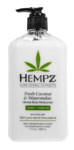 Молочко для тела увлажняющее Fresh Coconut & Watermelon Herbal Body Moisturizer, 500 мл HEMPZ