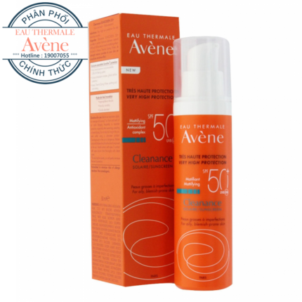 Avene CLEANANCE Флюид солнцезащитный для жирной кожи SPF50+ 50 мл