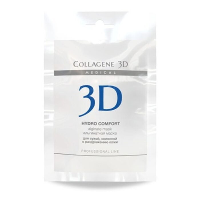 Альгинатная маска для лица и тела HYDRO COMFORT с экстрактом алое вера, 30 гр,, COLLAGENE 3D Medical