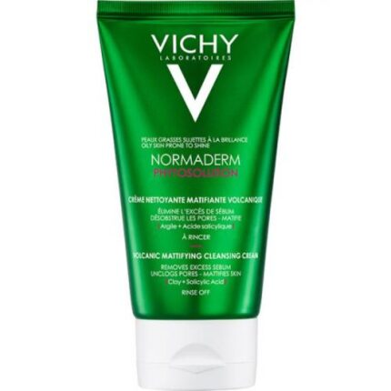 Normaderm Phytosolution, Матирующий гель для умывания с вулканическим перлитом для жирной кожи, 125 мл VICHY