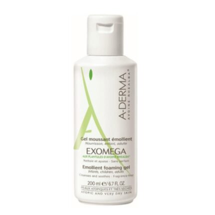 A-Derma Exomega Гель смягчающий пенящийся для сухой кожи 200 мл