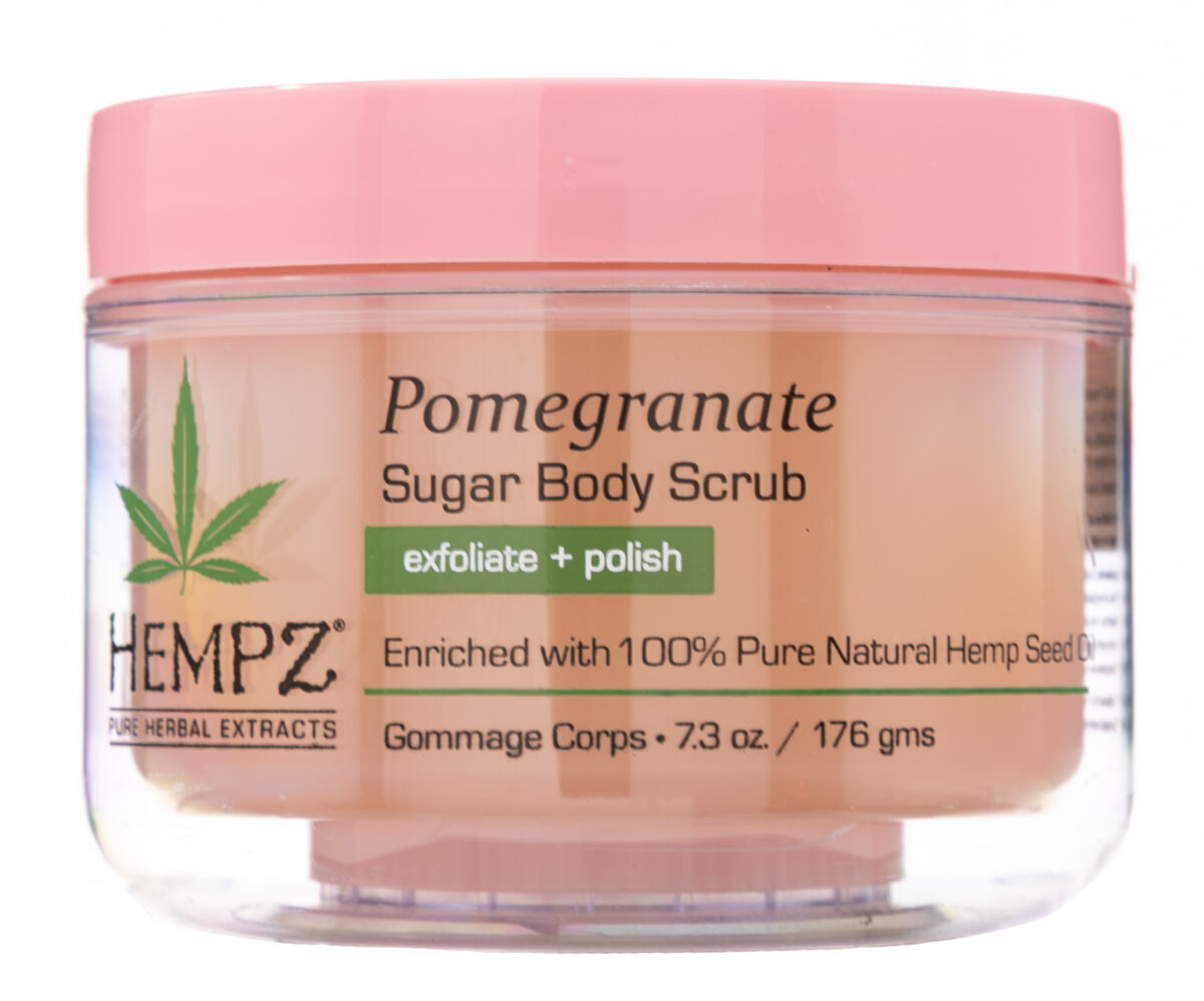 Скраб для тела сахарный с экстрактом граната Pomegranate Sugar Body Scrub, 176 гр HEMPZ